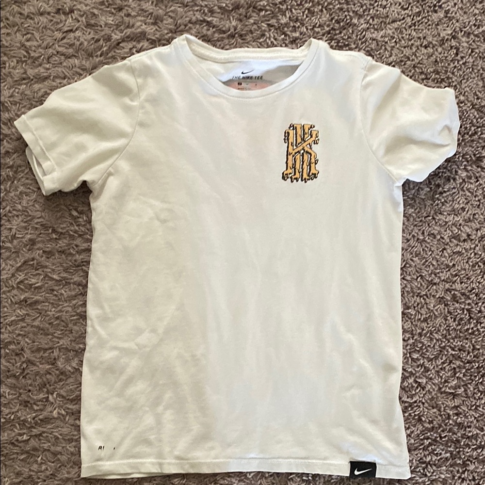 Nike White Kyrie Irving Short Sleeve Tee